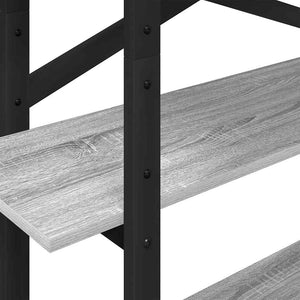 Ράφι Βιβλίων 4 επιπέδων 100 x 33,5 x 140 εκ Επεξεργασμένο Ξύλο