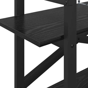 Ράφι Βιβλίων 2 επιπέδων 100 x 33,5 x 64 εκ Επεξεργασμένο Ξύλο
