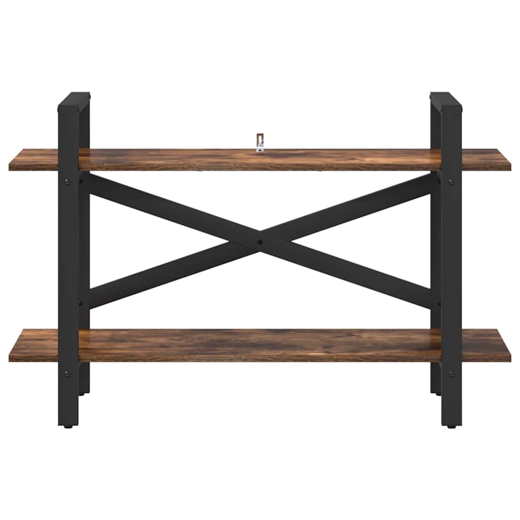 Ράφι Βιβλίων Καπνιστό Δρύς 100 x 33,5 x 64 εκ - Pakobazaar