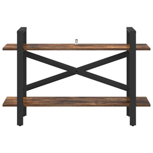 Ράφι Βιβλίων Καπνιστό Δρύς 100 x 33,5 x 64 εκ - Pakobazaar