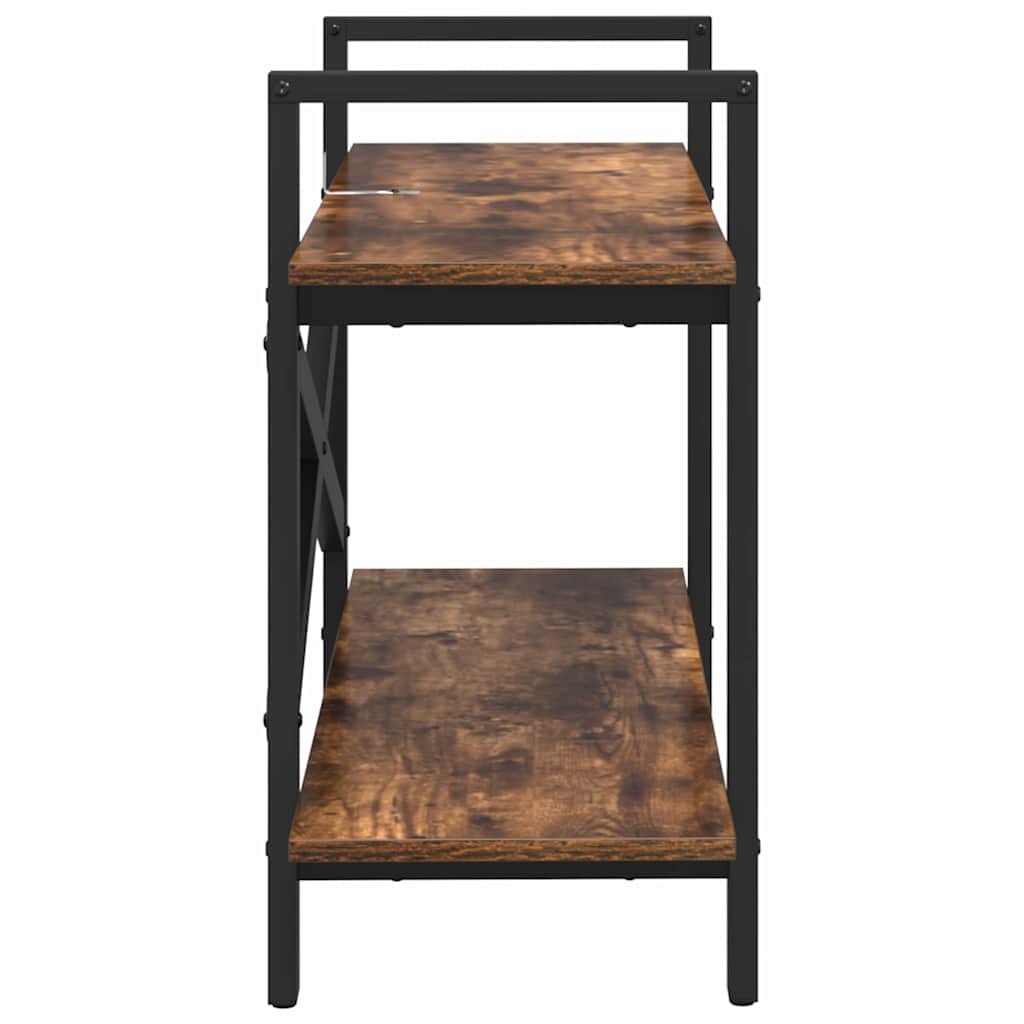 Ράφι Βιβλίων Καπνιστό Δρύς 100 x 33,5 x 64 εκ - Pakobazaar