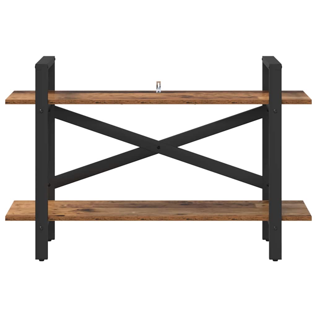 Ράφι Βιβλίων Παλιό Ξύλο 100 x 33,5 x 64 εκ Επεξεργασμένο ξύλο