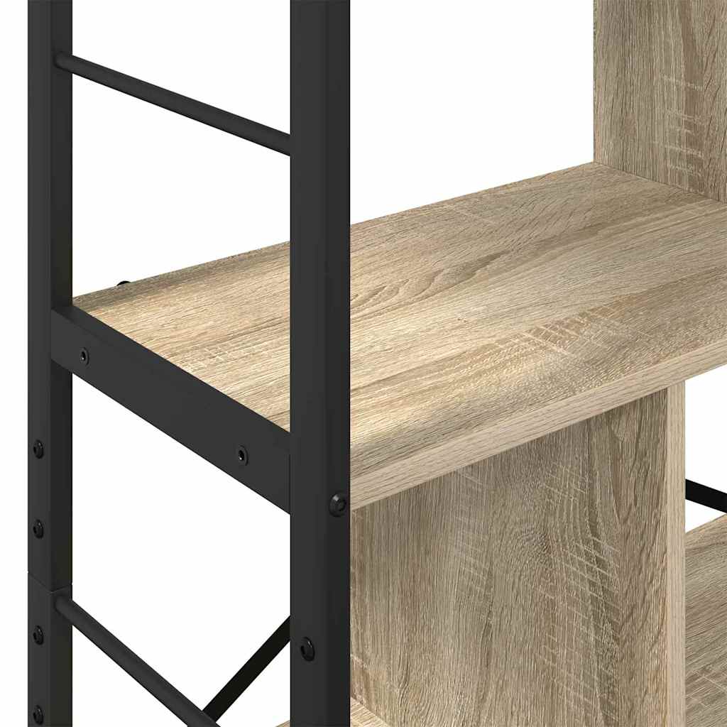 Ράφι Βιβλίων Δρύς Sonoma 75 x 30 x 156 εκ. Επεξεργασμένο ξύλο