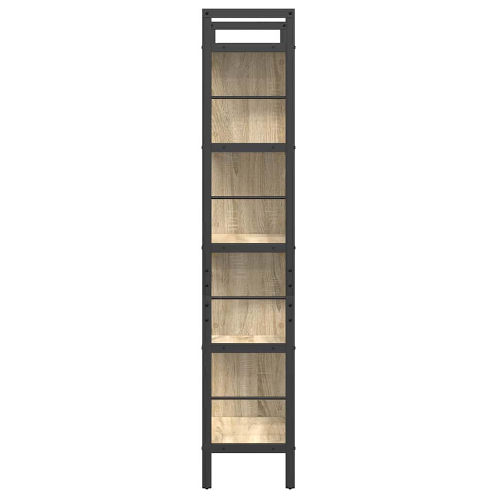 Ράφι Βιβλίων Δρύς Sonoma 75 x 30 x 156 εκ. Επεξεργασμένο ξύλο