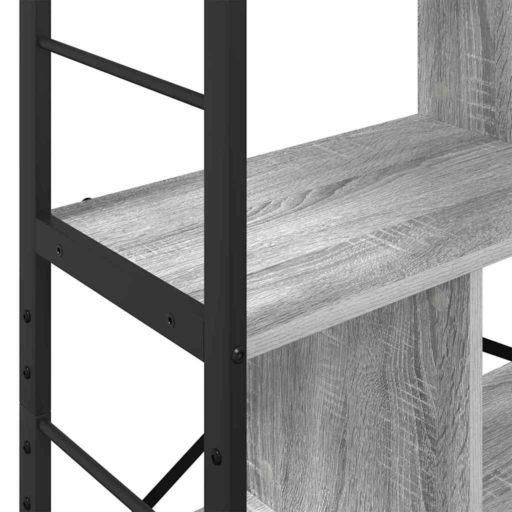 Ράφι Βιβλίων Γκρίζο Σονομα 75 x 30 x 156 εκ. Επεξεργασμένο ξύλο