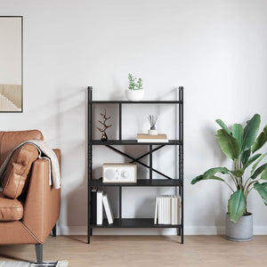 Ράφι Βιβλίων 7 επιπέδων 75 x 30 x 123,5 εκ. Επεξεργασμένο Ξύλο