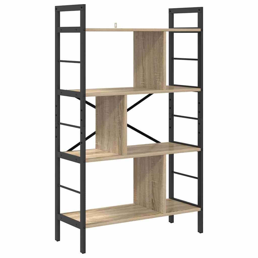 Ράφι Βιβλίων Δρύς Sonoma 75 x 30 x 123,5 εκ. Επεξεργασμένο ξύλο