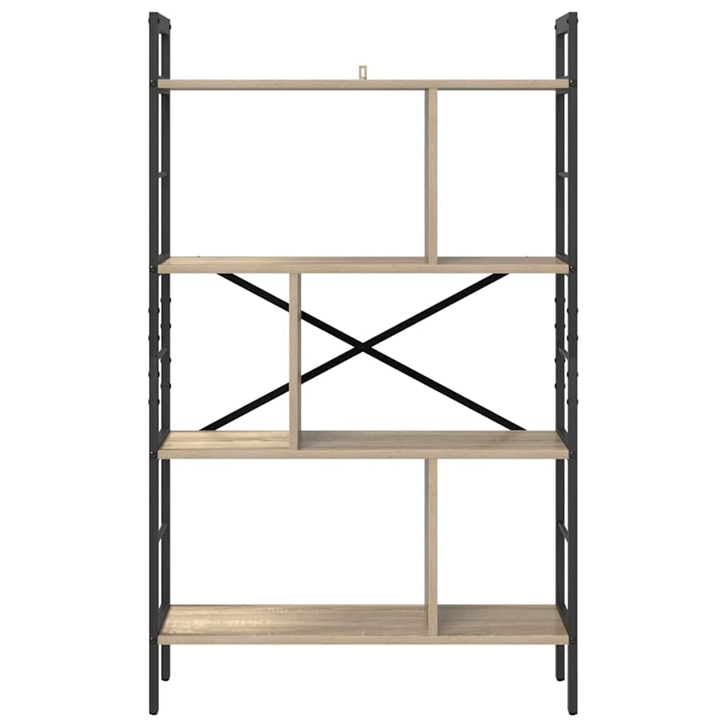 Ράφι Βιβλίων Δρύς Sonoma 75 x 30 x 123,5 εκ. Επεξεργασμένο ξύλο
