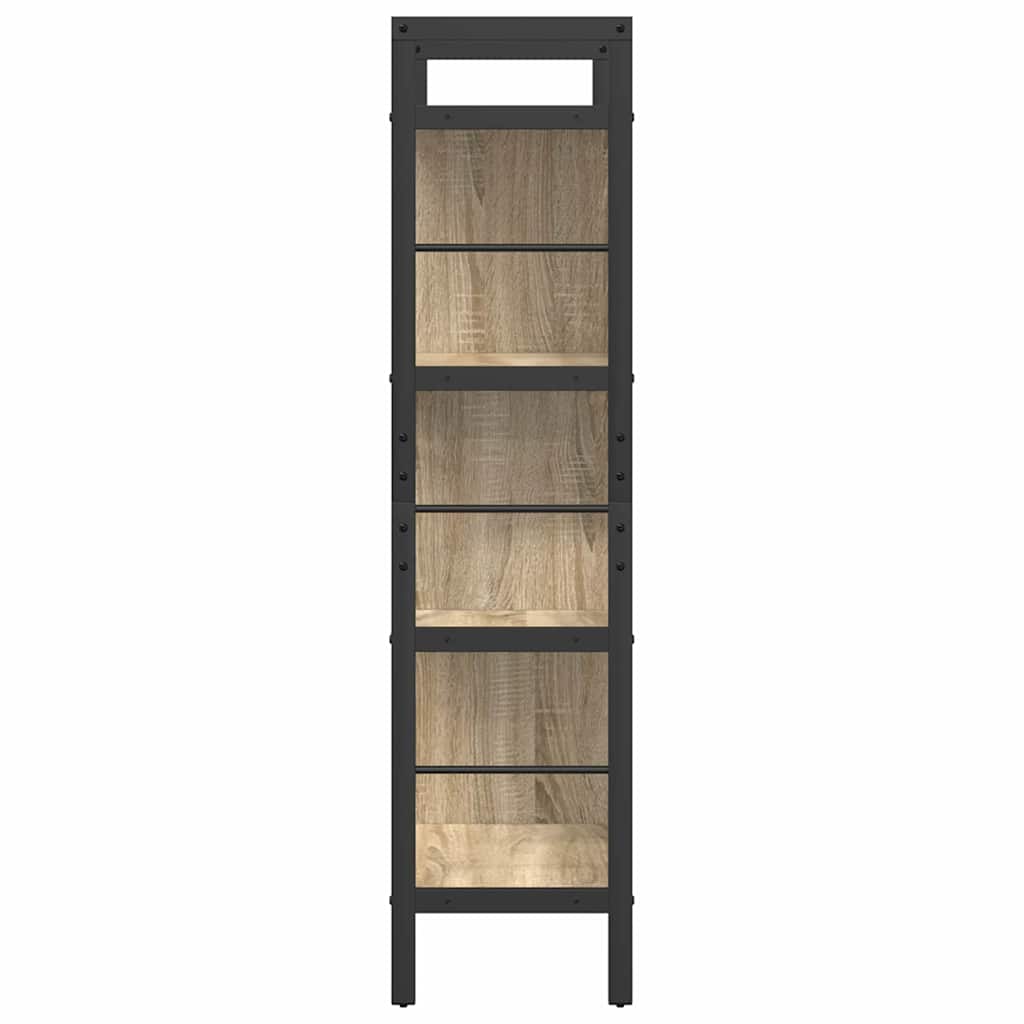 Ράφι Βιβλίων Δρύς Sonoma 75 x 30 x 123,5 εκ. Επεξεργασμένο ξύλο