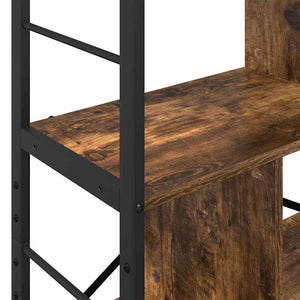 Ράφι Βιβλίων 7 επιπέδων 75 x 30 x 123,5 εκ. Επεξεργασμένο Ξύλο