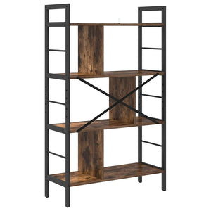 Ράφι Βιβλίων 7 επιπέδων 75 x 30 x 123,5 εκ. Επεξεργασμένο Ξύλο