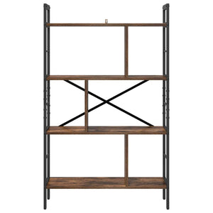 Ράφι Βιβλίων 7 επιπέδων 75 x 30 x 123,5 εκ. Επεξεργασμένο Ξύλο
