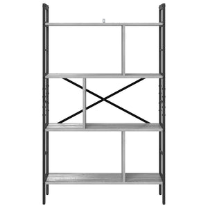 Ράφι Βιβλίων 7 επιπέδων 75 x 30 x 123,5 εκ. Επεξεργασμένο Ξύλο