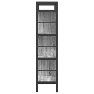 Ράφι Βιβλίων 7 επιπέδων 75 x 30 x 123,5 εκ. Επεξεργασμένο Ξύλο