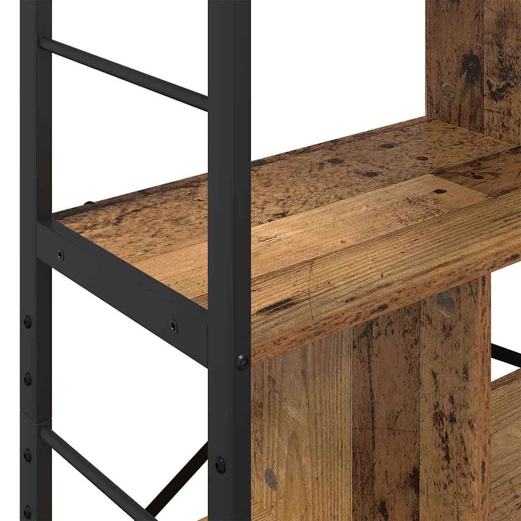 Ράφι Βιβλίων Παλιό Ξύλο 75 x 30 x 123,5 εκ. Επεξεργασμένο ξύλο