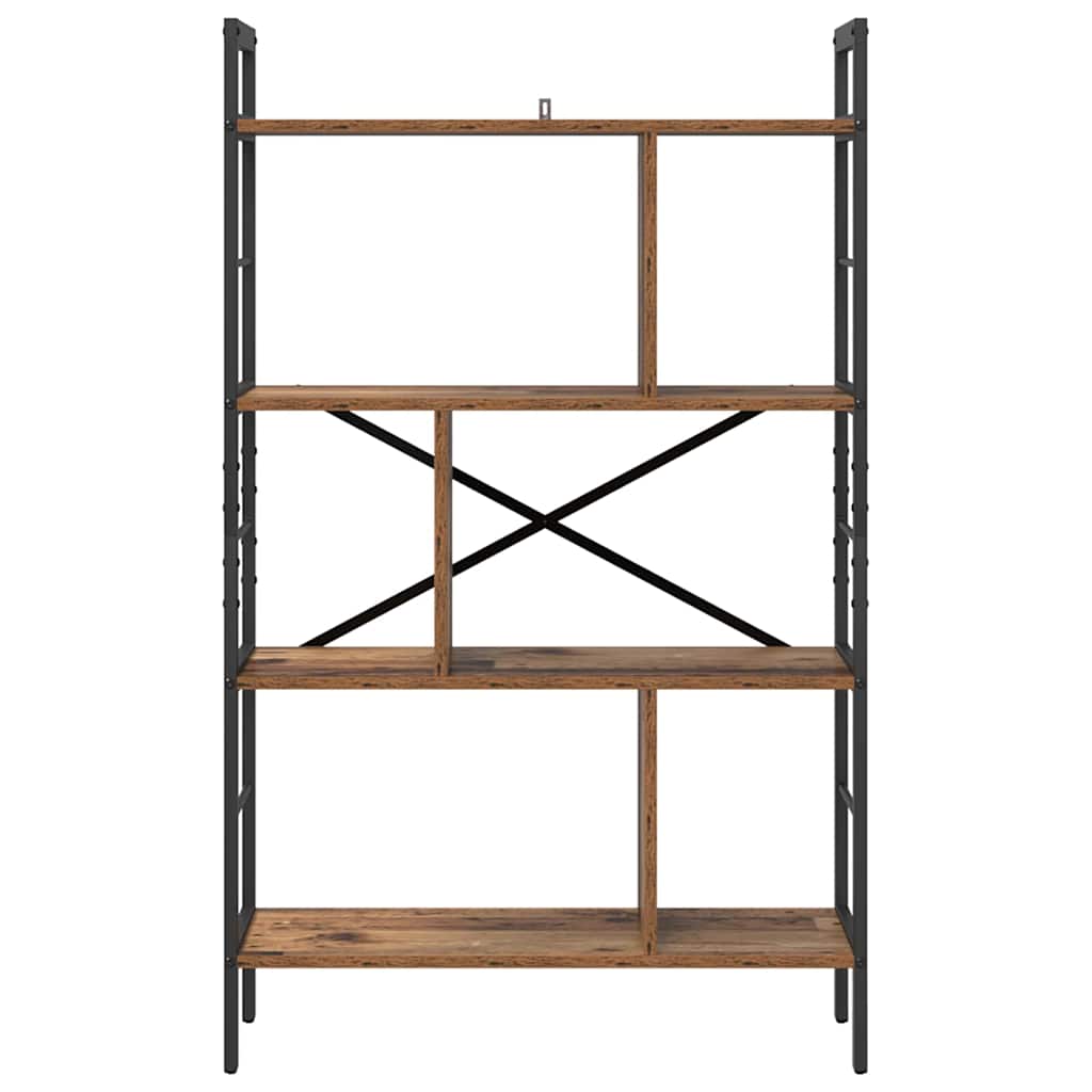 Ράφι Βιβλίων Παλιό Ξύλο 75 x 30 x 123,5 εκ. Επεξεργασμένο ξύλο