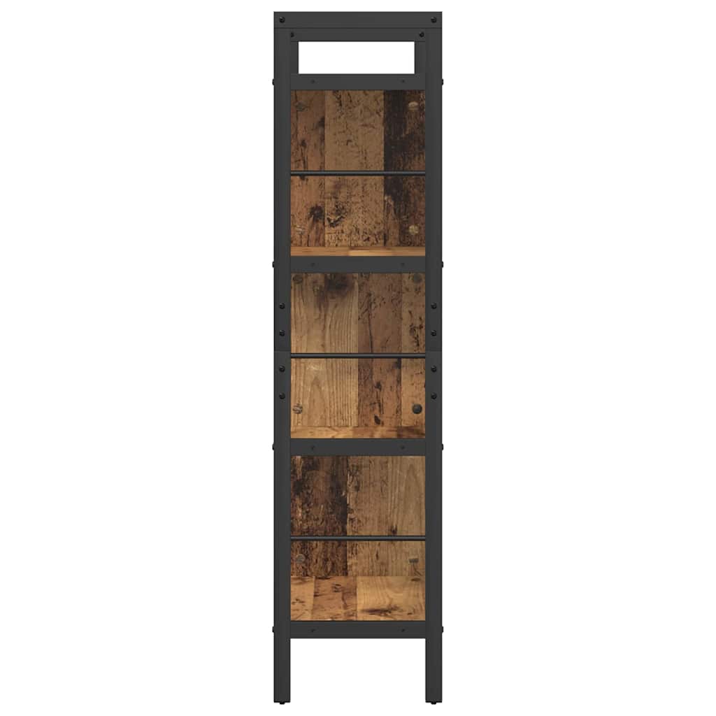 Ράφι Βιβλίων Παλιό Ξύλο 75 x 30 x 123,5 εκ. Επεξεργασμένο ξύλο
