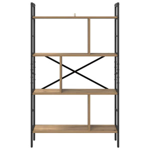 Ράφι Βιβλίων 7 επιπέδων 75 x 30 x 123,5 εκ. Επεξεργασμένο Ξύλο