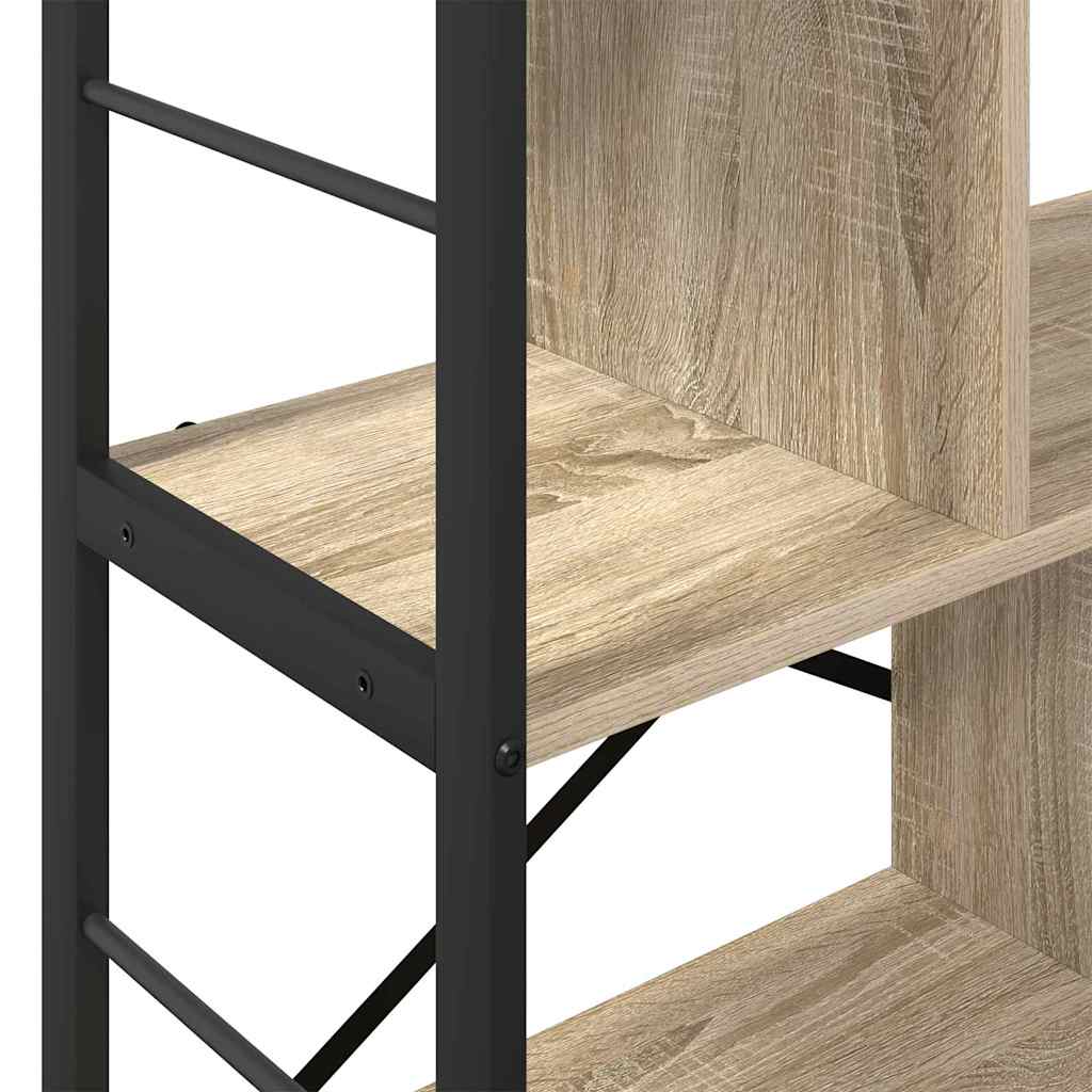 Ράφι Βιβλίων Δρύς Sonoma 75 x 30 x 91 εκ. Επεξεργασμένο ξύλο