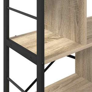 Ράφι Βιβλίων 5 επιπέδων 75 x 30 x 91 εκ. Επεξεργασμένο Ξύλο