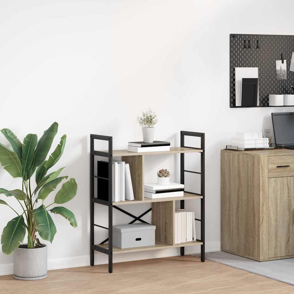 Ράφι Βιβλίων Δρύς Sonoma 75 x 30 x 91 εκ. Επεξεργασμένο ξύλο