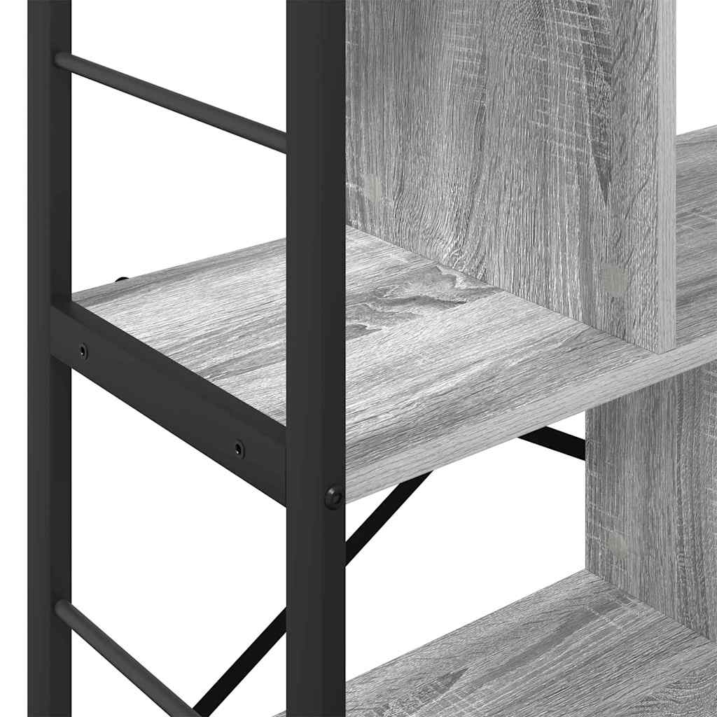 Ράφι Βιβλίων Γκρίζο Σονομα 75 x 30 x 91 εκ. Επεξεργασμένο ξύλο