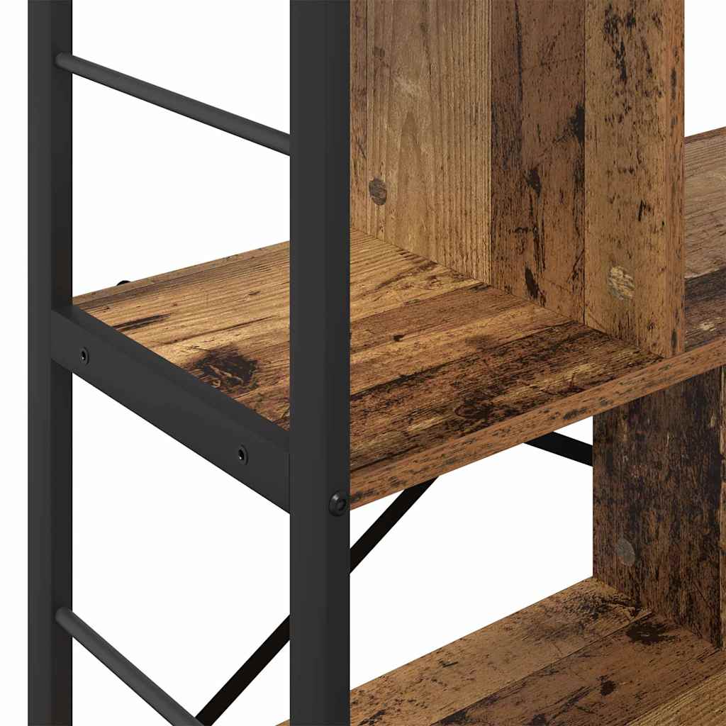 Ράφι Βιβλίων Παλιό Ξύλο 75 x 30 x 91 εκ. Επεξεργασμένο ξύλο