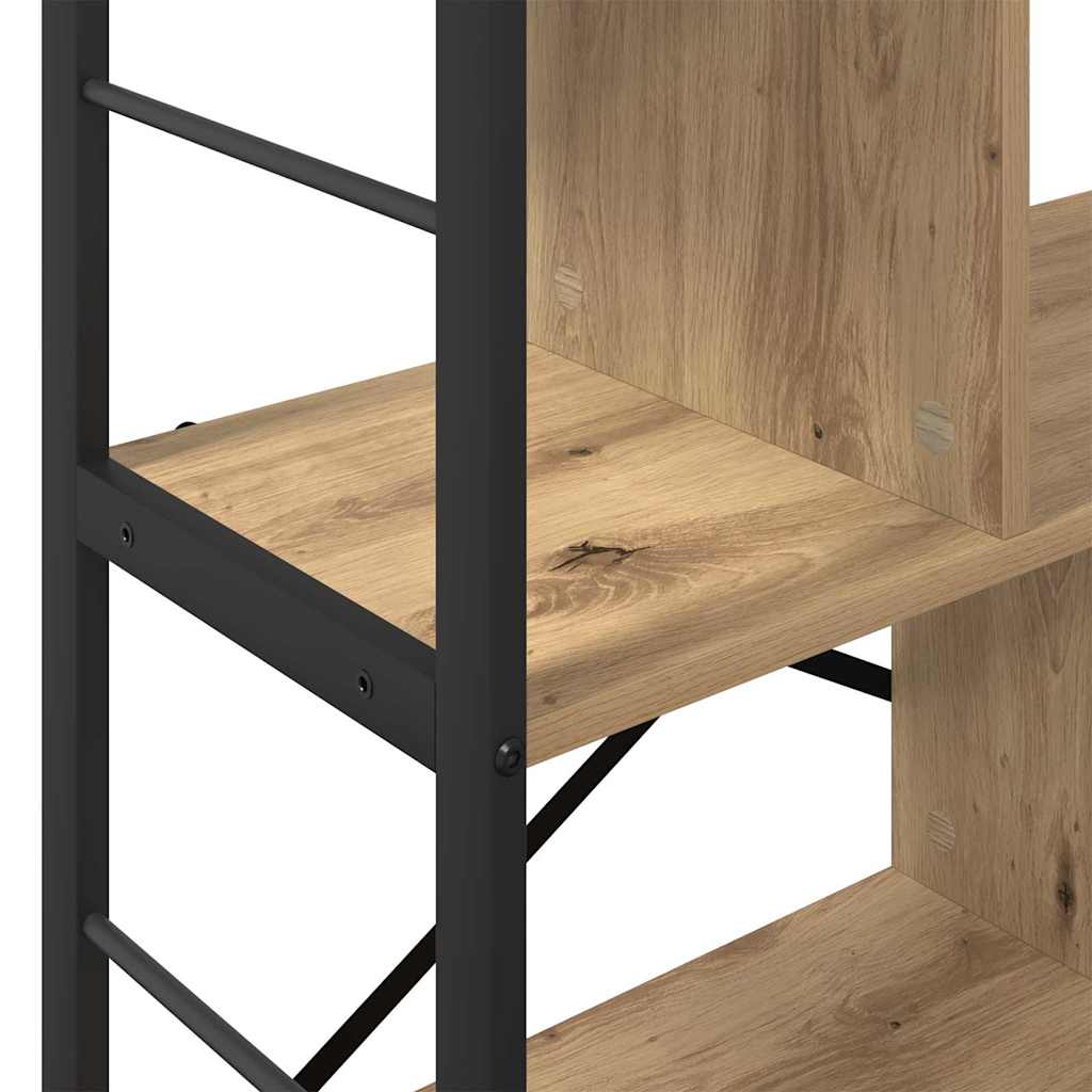 Ράφι Βιβλίων 5 επιπέδων 75 x 30 x 91 εκ. Επεξεργασμένο ξύλο