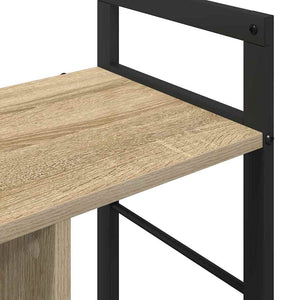 Ράφι Βιβλίων 3 επιπέδων 75 x 30 x 58,5 εκ. Επεξεργασμένο Ξύλο