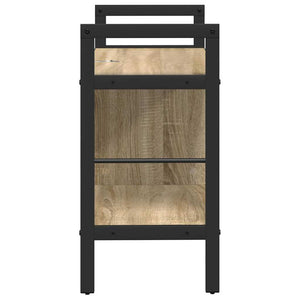 Ράφι Βιβλίων 3 επιπέδων 75 x 30 x 58,5 εκ. Επεξεργασμένο Ξύλο