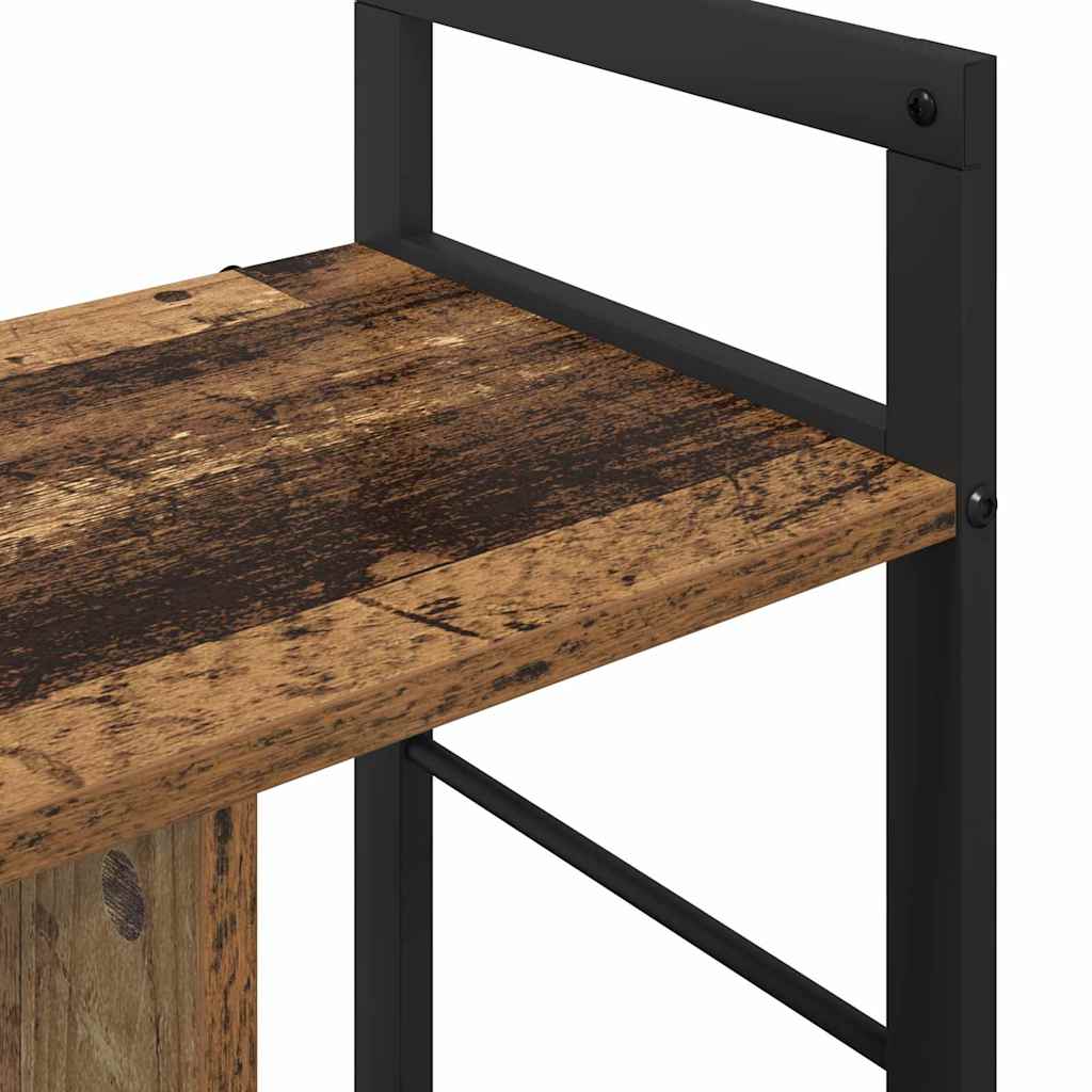 Ράφι Βιβλίων Παλιό Ξύλο 75 x 30 x 58,5 εκ. Επεξεργασμένο ξύλο