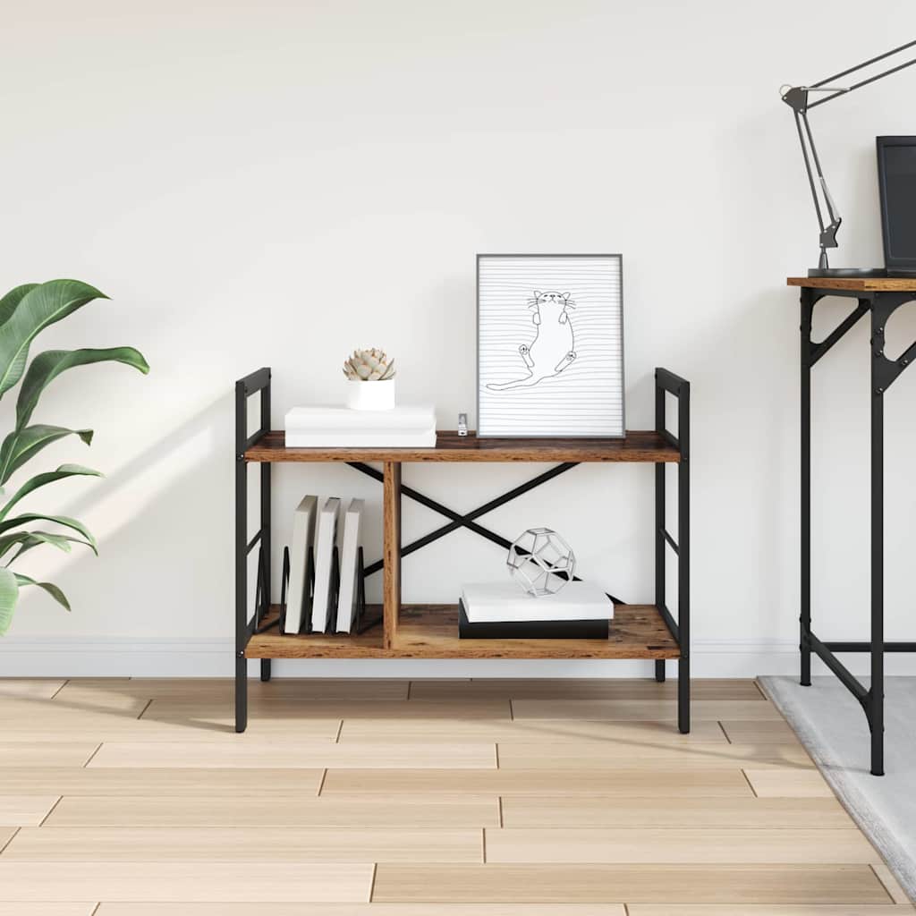 Ράφι Βιβλίων Παλιό Ξύλο 75 x 30 x 58,5 εκ. Επεξεργασμένο ξύλο