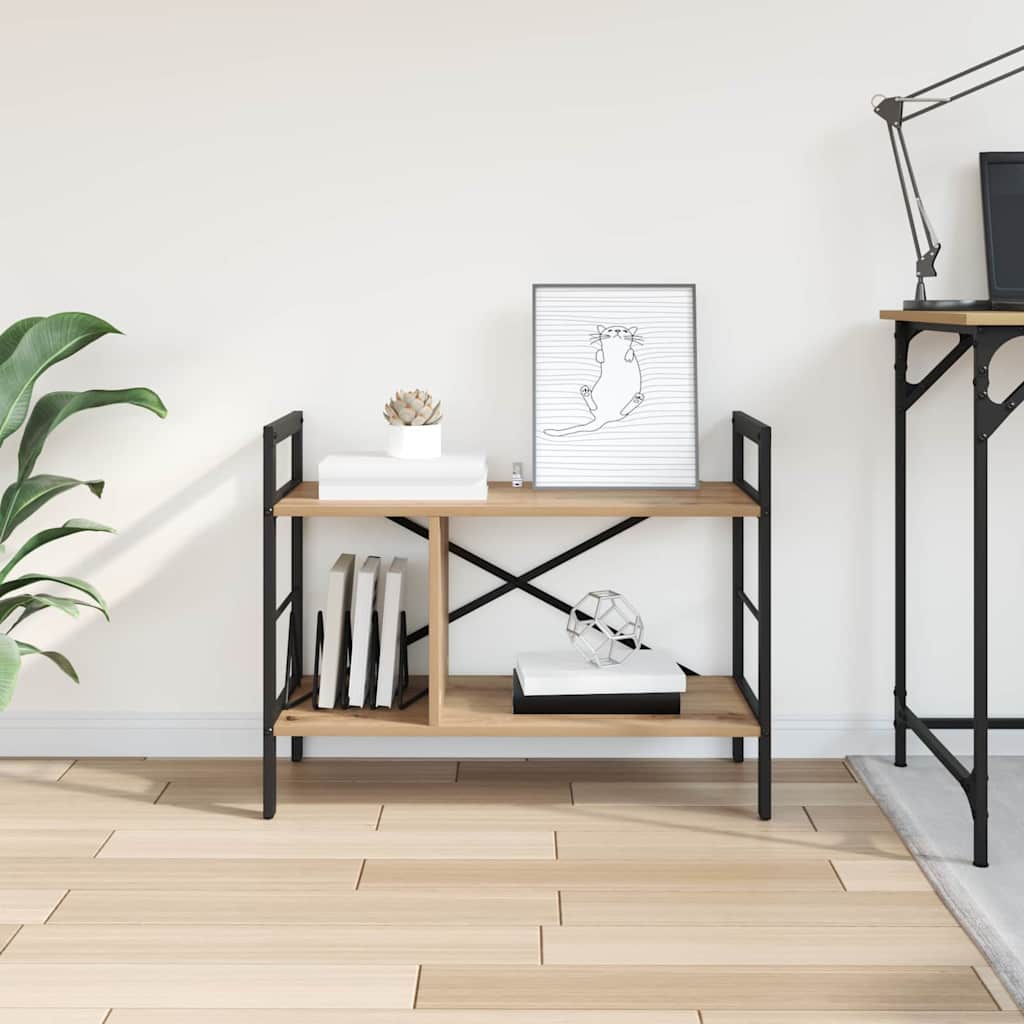 Ράφι Βιβλίων Artisan Oak 75 x 30 x 58,5 εκ. Επεξεργασμένο ξύλο - Pakobazaar