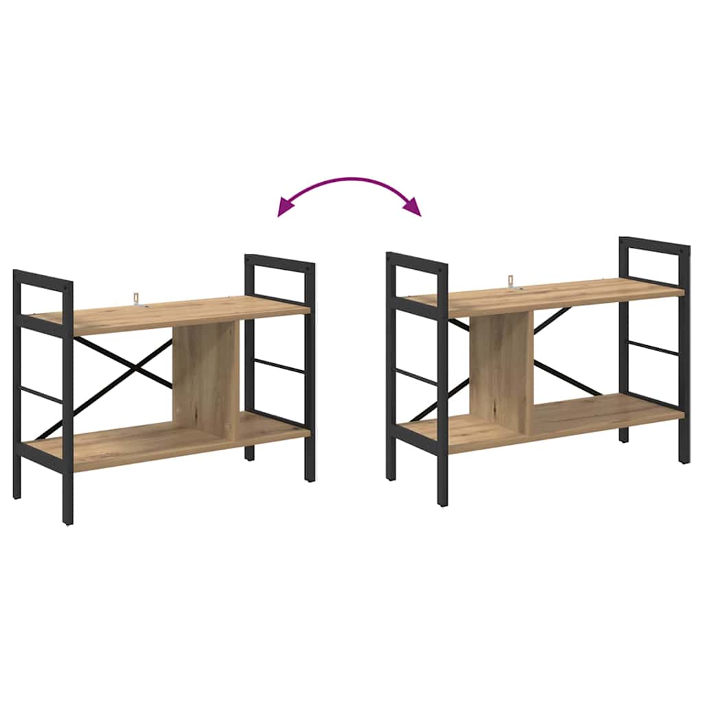 Ράφι Βιβλίων Artisan Oak 75 x 30 x 58,5 εκ. Επεξεργασμένο ξύλο - Pakobazaar