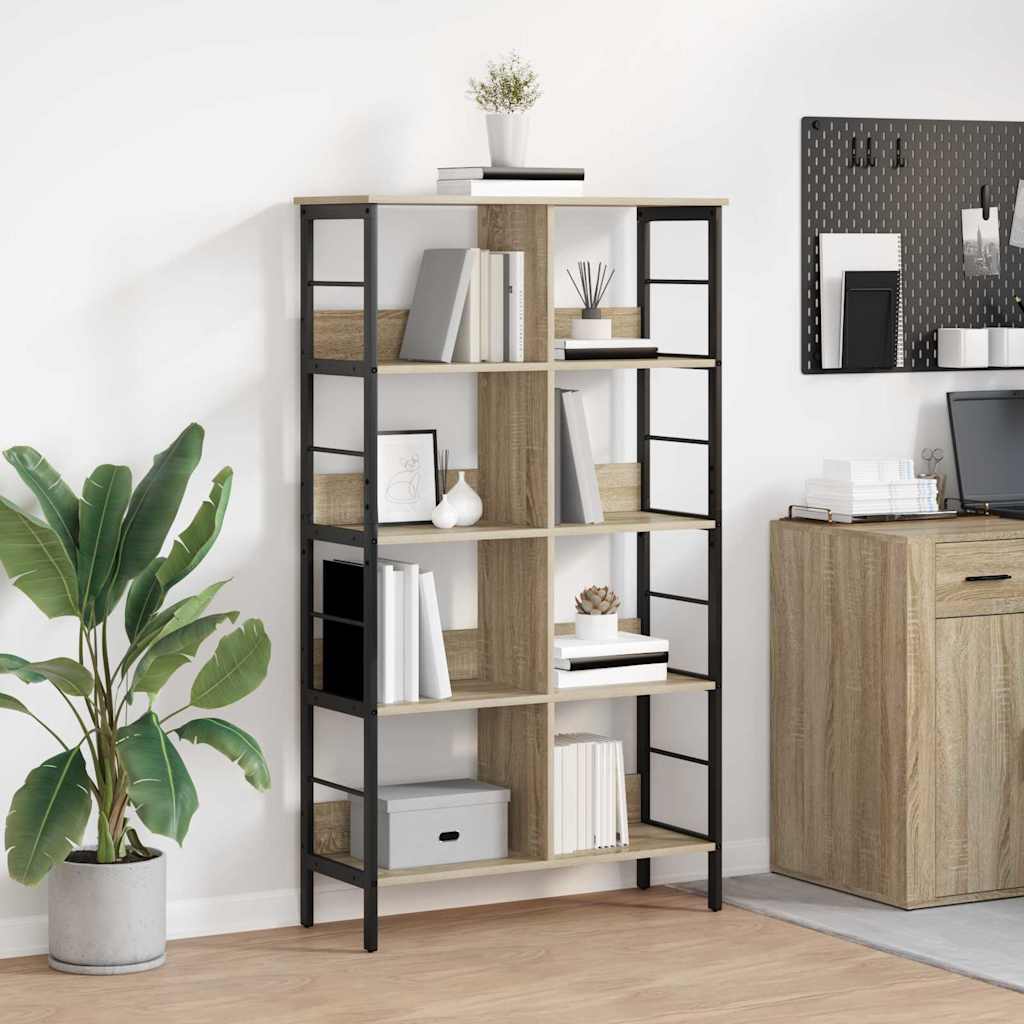 Ράφι Βιβλίων Δρύς Sonoma 82 x 32 x 144,5 εκ. Επεξεργασμένο ξύλο - Pakobazaar