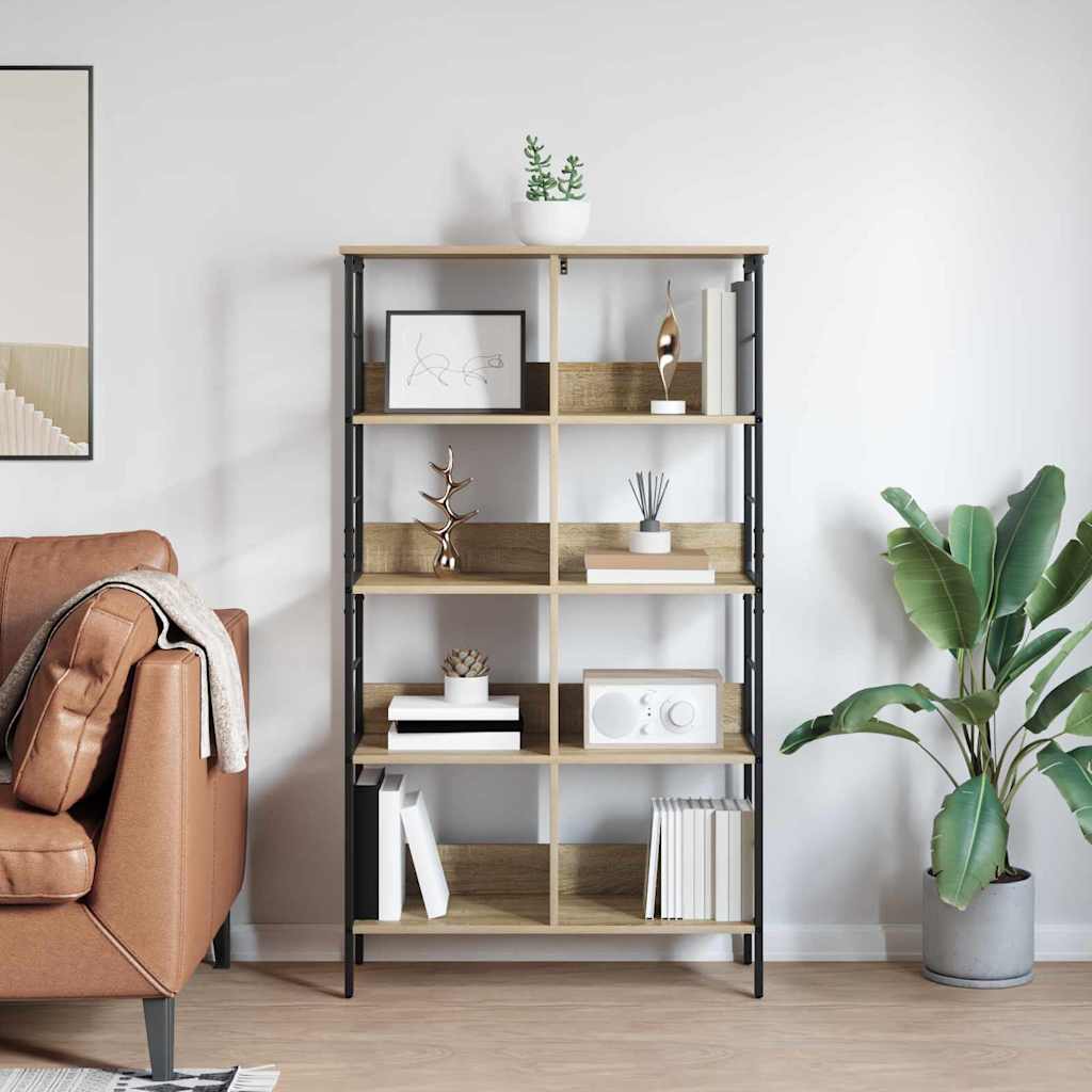 Ράφι Βιβλίων Δρύς Sonoma 82 x 32 x 144,5 εκ. Επεξεργασμένο ξύλο - Pakobazaar