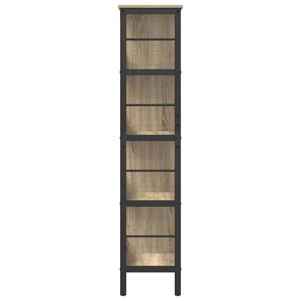 Ράφι Βιβλίων Δρύς Sonoma 82 x 32 x 144,5 εκ. Επεξεργασμένο ξύλο - Pakobazaar