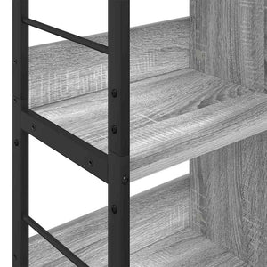 Ράφι Βιβλίων 8 επιπέδων 82 x 32 x 144,5 εκ. Επεξεργασμένο Ξύλο