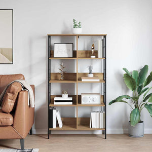 Ράφι Βιβλίων 8 επιπέδων 82 x 32 x 144,5 εκ. Επεξεργασμένο Ξύλο