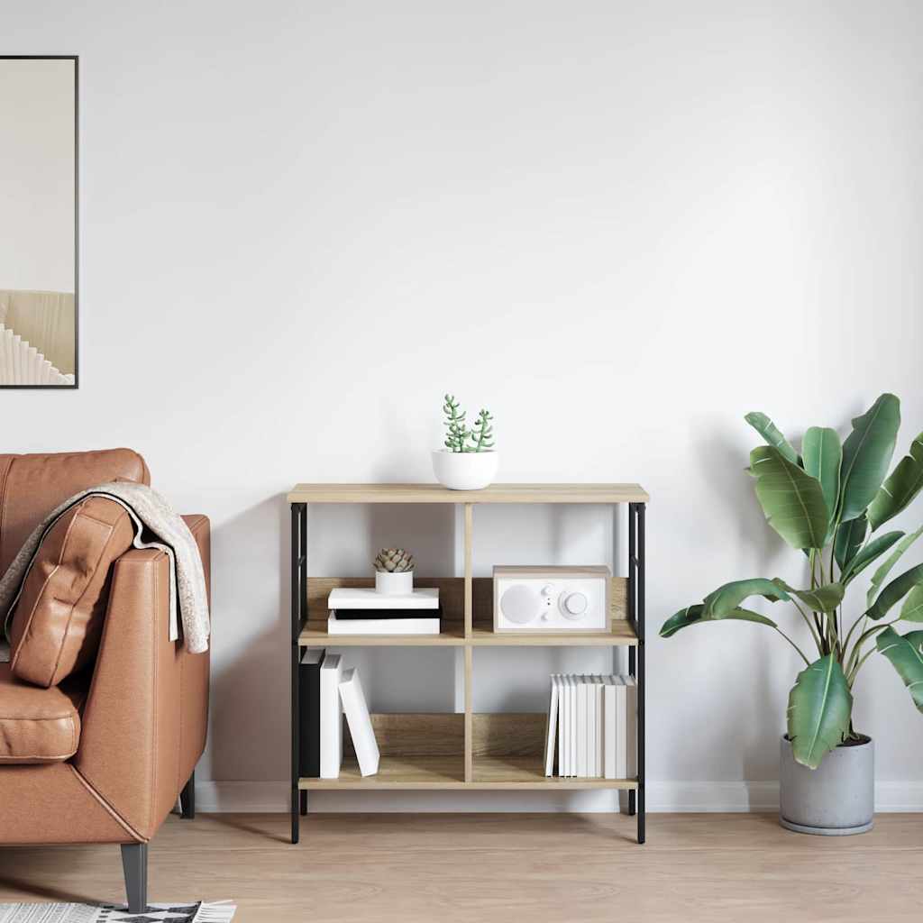 Ράφι Βιβλίων Δρύς Sonoma 82 x 32 x 79 εκ. Επεξεργασμένο ξύλο