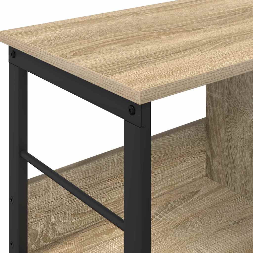 Ράφι Βιβλίων Δρύς Sonoma 82 x 32 x 47 εκ. Επεξεργασμένο ξύλο