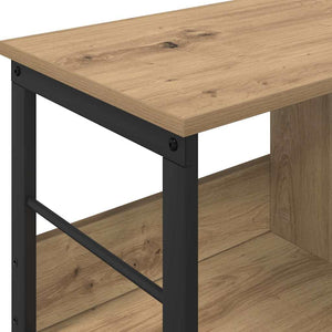 Ράφι Βιβλίων 2 επιπέδων 82 x 32 x 47 εκ. Επεξεργασμένο Ξύλο