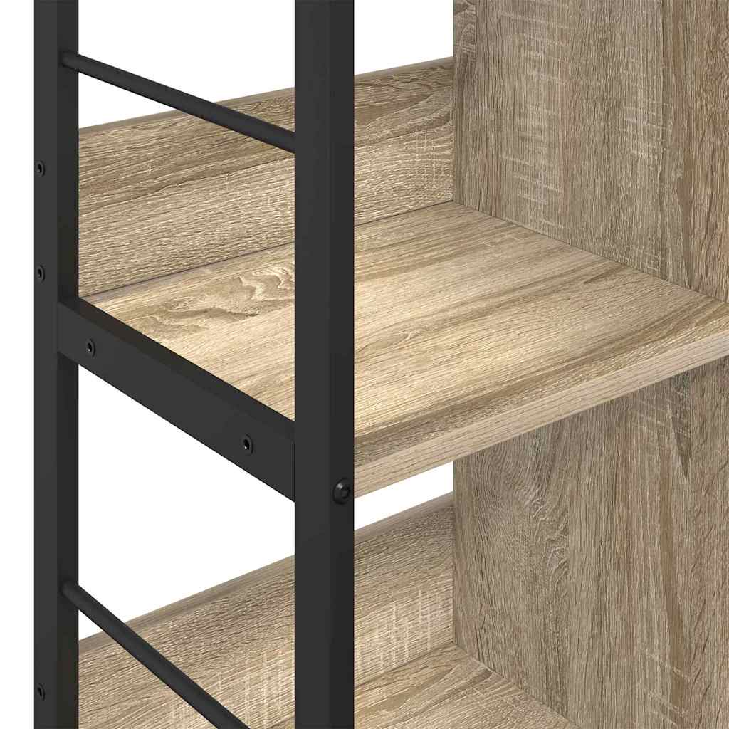 Ράφι Βιβλίων 9 επιπέδων 102 x 32 x 104,5 εκ. Επεξεργασμένο Ξύλο - Pakobazaar