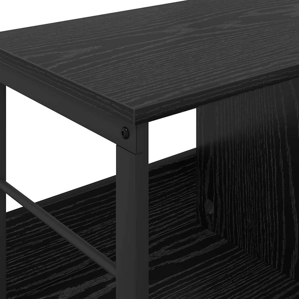 Ράφι Βιβλίων Μαύρη Οξυά 102 x 32 x 40,5 εκ. Επεξεργασμένο ξύλο