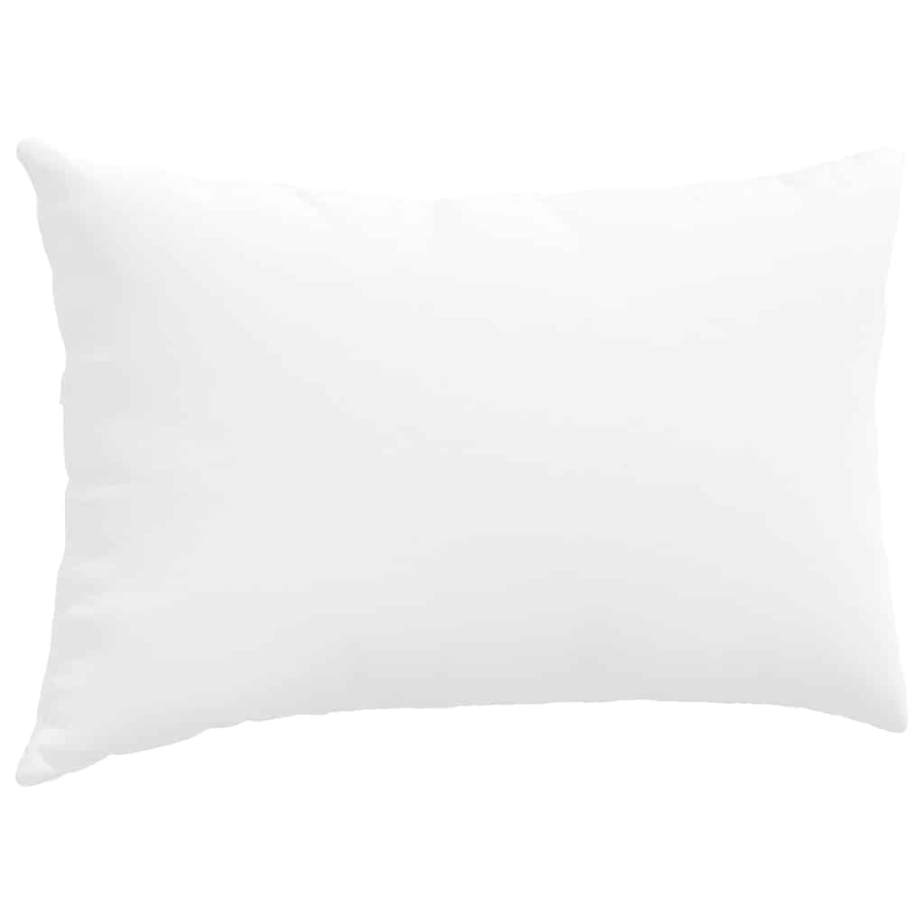 Μαξιλάρι Καναπέ 2 pcs Λευκό 50 x 30 cm ύφασμα