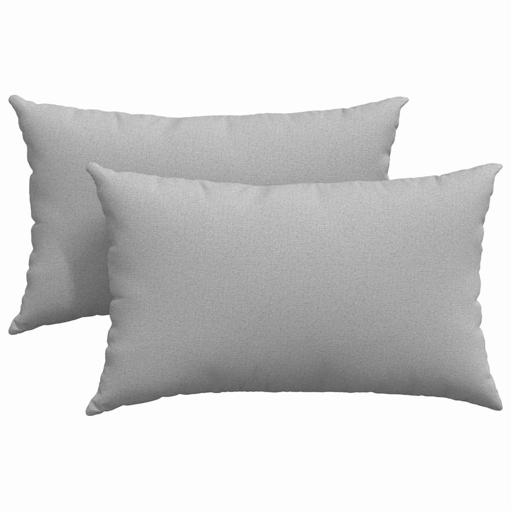 Μαξιλάρι Καναπέ 2 pcs Σκίουρος Γκρί 50 x 30 cm ύφασμα