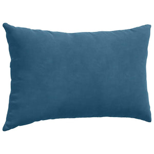 Μαξιλάρι Καναπέ 2 pcs Μπλε 50 x 30 cm Υφασμάτινο Κορντουρά