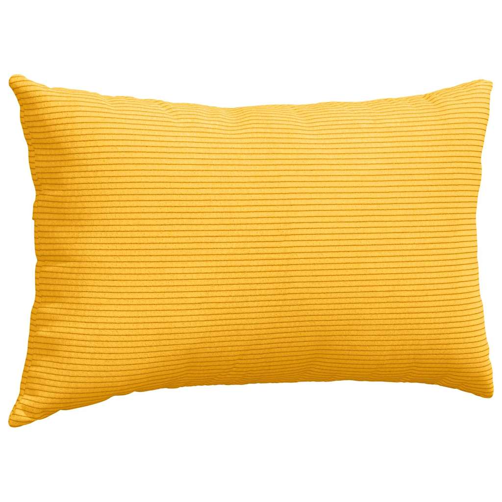 Μαξιλάρι Καναπέ 2 pcs Απαλό Κίτρινο 50 x 30 cm