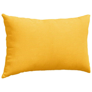 Μαξιλάρι Καναπέ 2 pcs Απαλό Κίτρινο 50 x 30 cm