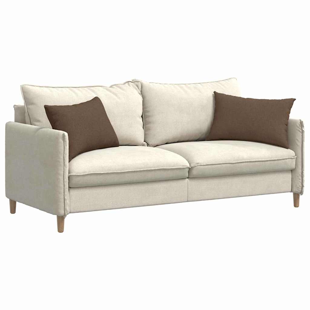 Μαξιλάρι Καναπέ 2 pcs Καφέ 60 x 40 cm ύφασμα - Pakobazaar